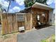 Unique exterior with bamboo fence and wood siding at 195 Railroad Ave, Osteen, FL 32764