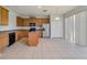 Spacious kitchen with island, stainless steel appliances, and ample cabinetry at 2839 Boating Blvd, Kissimmee, FL 34746