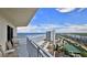 Private balcony with ocean views and seating for two at 5207 S Atlantic Ave # 1226, New Smyrna Beach, FL 32169