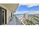 Balcony overlooking the ocean and beach at 5207 S Atlantic Ave # 1226, New Smyrna Beach, FL 32169