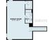 Floor plan of a spacious bonus room and bathroom in the basement at 3260 Roseville Dr, Apopka, FL 32712