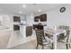Kitchen with an island and breakfast nook area at 821 Sun Burst Rd, Winter Haven, FL 33880