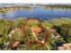 Luxury lakefront home with expansive lot and beautiful landscaping at 8605 Bay Shore Cv, Orlando, FL 32836