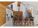 Modern kitchen with an island and breakfast bar at 8605 Bay Shore Cv, Orlando, FL 32836