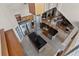 Modern kitchen with large island and stainless steel appliances at 8605 Bay Shore Cv, Orlando, FL 32836