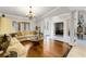 Spacious living room with hardwood floors and a neutral color scheme at 8605 Bay Shore Cv, Orlando, FL 32836