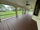 Screened porch offering a view of the backyard at 6891 Old Melbourne Hwy, Saint Cloud, FL 34771