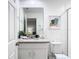 Simple bathroom with single vanity and shower at 8976 Amelia Downs Trl, Kissimmee, FL 34747