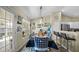 Charming dining room with a table for six and access to the kitchen at 2727 N Juliet Dr, Deltona, FL 32738