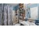 Clean bathroom with a tub shower combo, and modern vanity at 2727 N Juliet Dr, Deltona, FL 32738