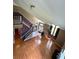 Large living area with hardwood floors and high ceilings at 14534 Potanow Trl, Orlando, FL 32837