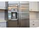 Stainless steel refrigerator with ice and water dispenser at 1124 Munster St, Orlando, FL 32803