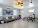 Multi-purpose room with a sofa and space for fitness equipment at 1092 Providence Blvd, Deltona, FL 32725