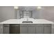 Modern kitchen with a large island and stainless steel appliances at 5408 Manchester Dr, St Cloud, FL 34771