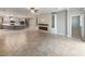 Spacious living room featuring a fireplace and an open floor plan at 5408 Manchester Dr, St Cloud, FL 34771
