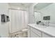 Bathroom with shower/tub combo, vanity and toilet at 832 Longboat Dr, Davenport, FL 33896