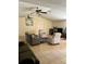 Spacious living room featuring ample seating and tile flooring at 836 Rosemere Cir, Orlando, FL 32835