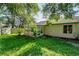 Large backyard with a shed and wooden fence at 108 Clear Lake Cir, Sanford, FL 32773