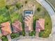 Bird's eye view of homes in a residential neighborhood at 1890 Altavista Cir, Lakeland, FL 33810