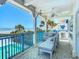 Relaxing balcony with ocean views and comfortable seating at 2903 Hill St, New Smyrna Beach, FL 32169