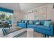 Spacious living area with two sofas and coastal artwork at 2903 Hill St, New Smyrna Beach, FL 32169