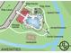 Map showing community amenities including pool and playground at 7163 Painted Bunting Way, St Cloud, FL 34773