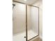 Clean and spacious shower with glass enclosure at 1410 Wexford Way, Davenport, FL 33896