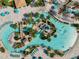 Lazy river and water features make for a fun water park at 1410 Wexford Way, Davenport, FL 33896