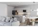 Modern kitchen with white cabinets, granite countertops and stainless steel appliances at 2866 Lingo Ln, Orlando, FL 32822