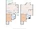Two-story floor plan including living room, kitchen, and bedrooms at 1473 Farrindon Cir, Lake Mary, FL 32746