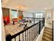 Upstairs game room with pool table, foosball, and loft overlook at 9095 Sommerset Hills Dr, Davenport, FL 33896