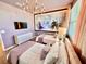 Charming bedroom with Frozen mural and twin beds at 9095 Sommerset Hills Dr, Davenport, FL 33896