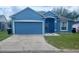 Single-story home with blue exterior at 1138 Knollwood Dr, Davenport, FL 33837