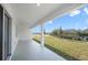 Covered patio offering scenic views of the backyard at 487 Toscano St, Clermont, FL 34715
