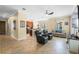 Open living room and kitchen layout with tile flooring and comfortable seating at 610 Celebration Ave # 1209, Celebration, FL 34747