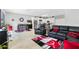 Open concept dining area and kitchen with seating for four at 900 Sussex Close, Orlando, FL 32804