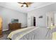 Primary bedroom with large closet and en-suite bathroom at 900 Sussex Close, Orlando, FL 32804
