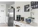 Stainless steel refrigerator and coffee bar at 162 Piave St, Haines City, FL 33844