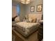 Main bedroom with coastal bedding and built-in window seat at 8208 Vineland Oaks Blvd, Orlando, FL 32835
