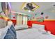 Mickey Mouse themed bedroom with two twin beds at 2210 Lelani Cir, Davenport, FL 33897