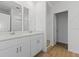 Double vanity bathroom with access to closet at 3182 Viceroy Ct, Poinciana, FL 34759