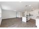 Spacious living room with tile flooring and open floor plan at 3174 Viceroy Ct, Poinciana, FL 34759