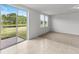 Dining area with view of the backyard and sliding glass door at 3206 Viceroy Ct, Poinciana, FL 34759