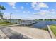 Community boat dock with ramp access to lake at 4113 Fairview Vista Pt # 308, Orlando, FL 32804
