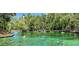 Crystal-clear spring-fed swimming area at 1694 Pinecliff Dr, Apopka, FL 32703