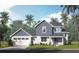 Two-story craftsman home with white trim and attached garage at 0 Country Club Rd, Sanford, FL 32773