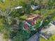 Aerial view of a Spanish-style house with a red tile roof at 732 Edgewater Dr, Orlando, FL 32804