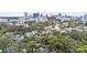 Aerial view of the house and surrounding neighborhood at 732 Edgewater Dr, Orlando, FL 32804