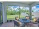 Relaxing screened patio with seating area, perfect for outdoor enjoyment at 2048 Napoli Dr, Saint Cloud, FL 34771