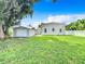 Large backyard with detached garage and home at 700 Eldridge St, Orlando, FL 32803